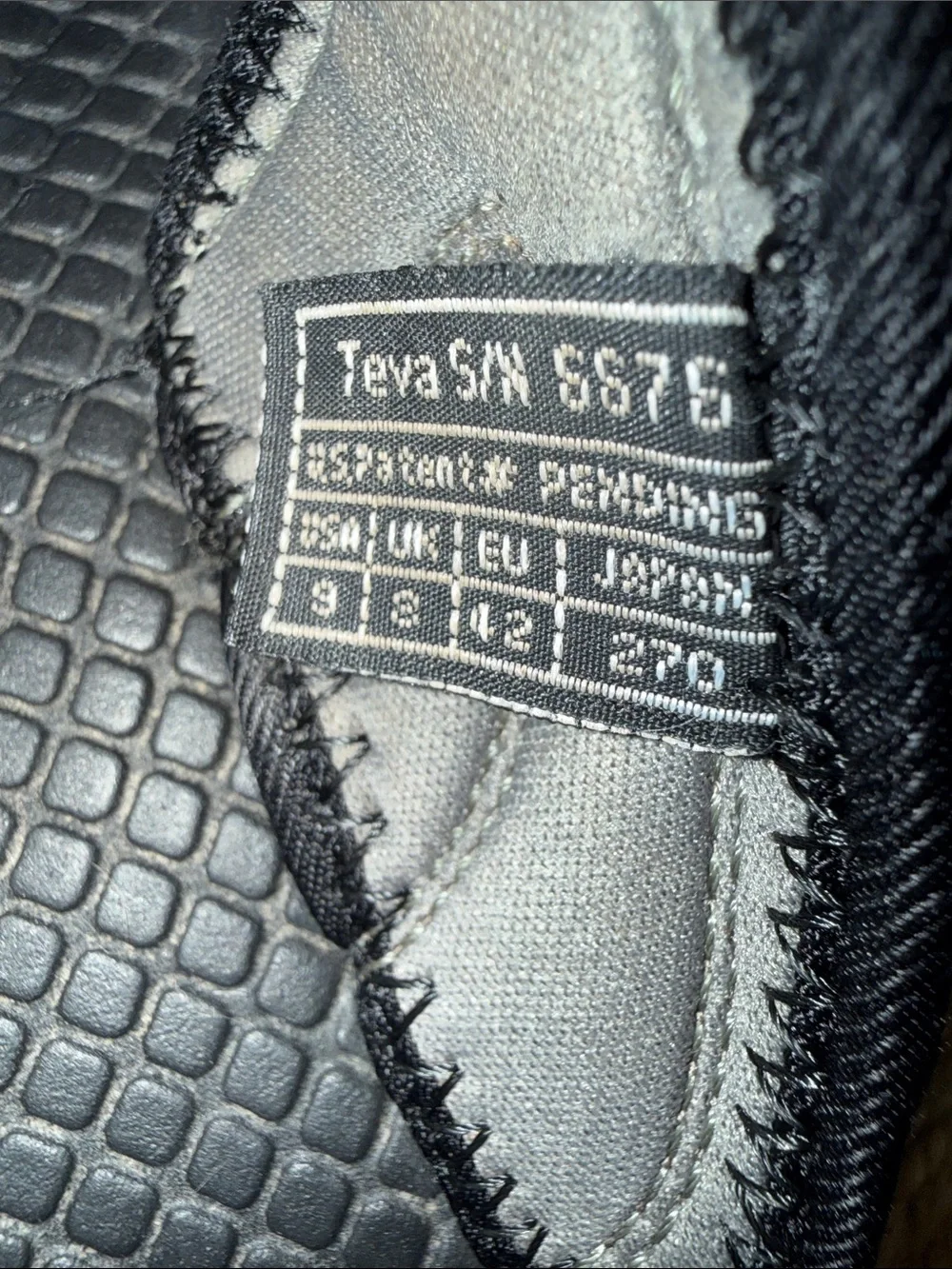 Teva Mush II Leather Flip Flop Sandals Men’s US 9 Taupe Comfort